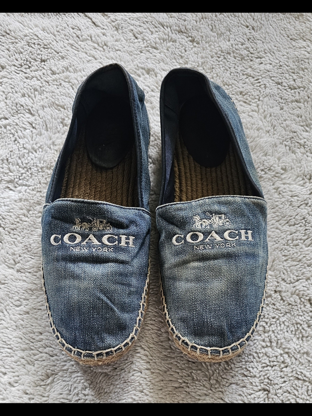 Coach Denim Shoes 8.5